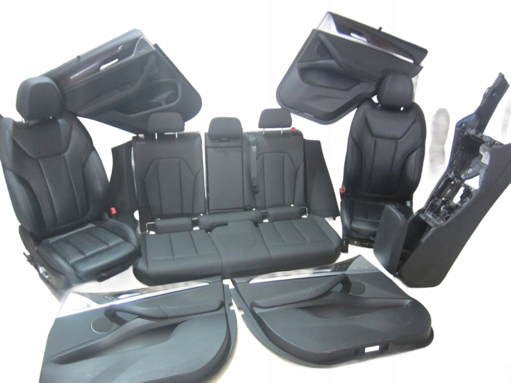 Купити Bmw x3 g01 сидіння заднє сидіння обшивки шкіра салон чорні k8sw imitation leather