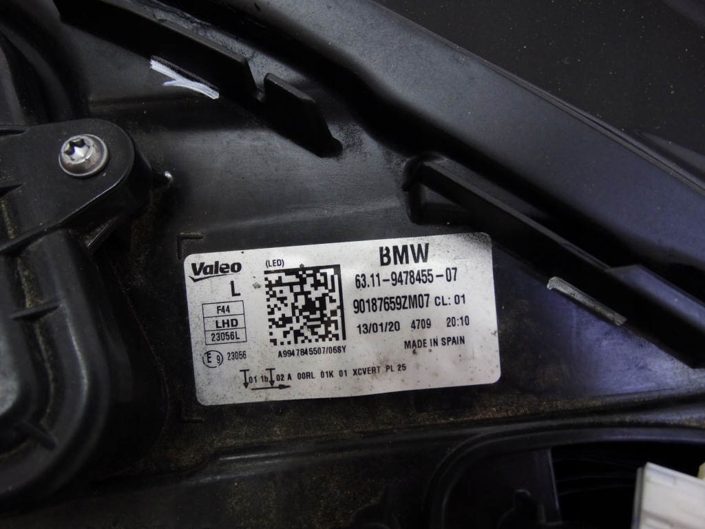 фото №10, Bmw 2 gran coupe f44 2020-2024 лампа левая full led 9478455 оригинальная