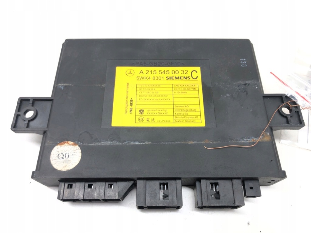 фото №3, Модуль mercedes c215 a2155450032 блок керування