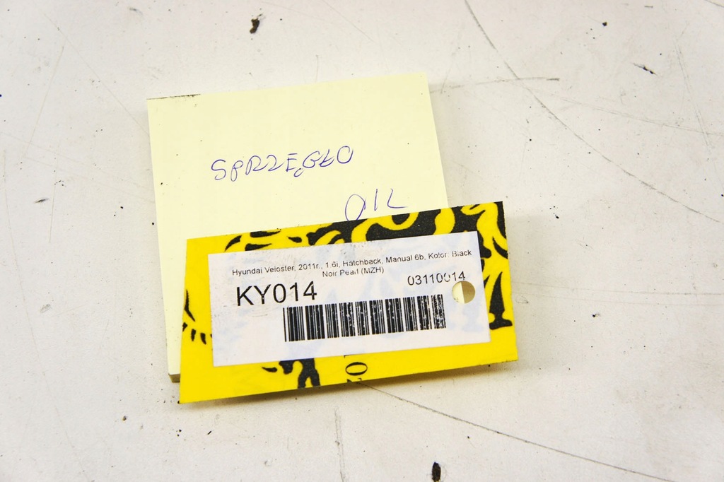 фото №5, Ky014 hyundai veloster 1.6i зчеплення повний