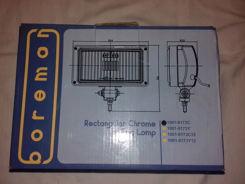 фото №5, Протитуманна фара протитуманний хром 240x130mm