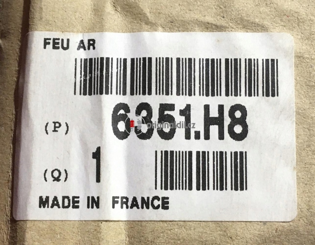 фото №3, Peugeot 306 задние свет правое original 6351h8