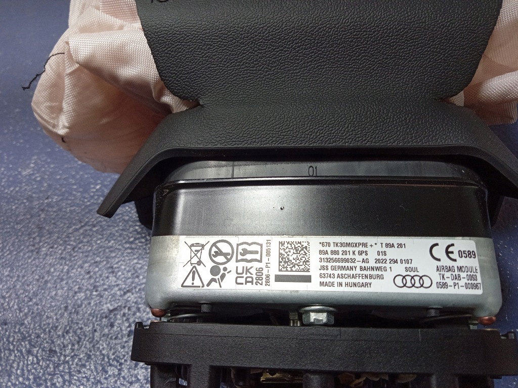 фото №8, Audi q4 e-tron комплект ремни подушки безопасности подушка безопасности сработавший 1ea959655ea