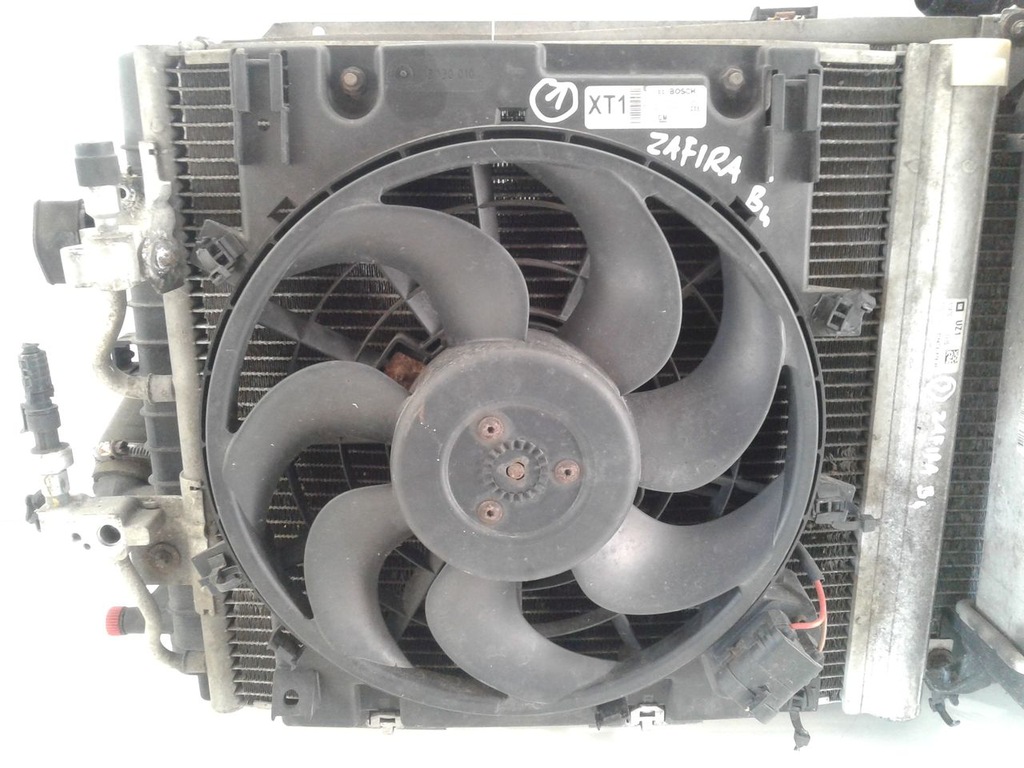 фото №3, Радіатор вентилятори комплект opel zafira 1,9 dti