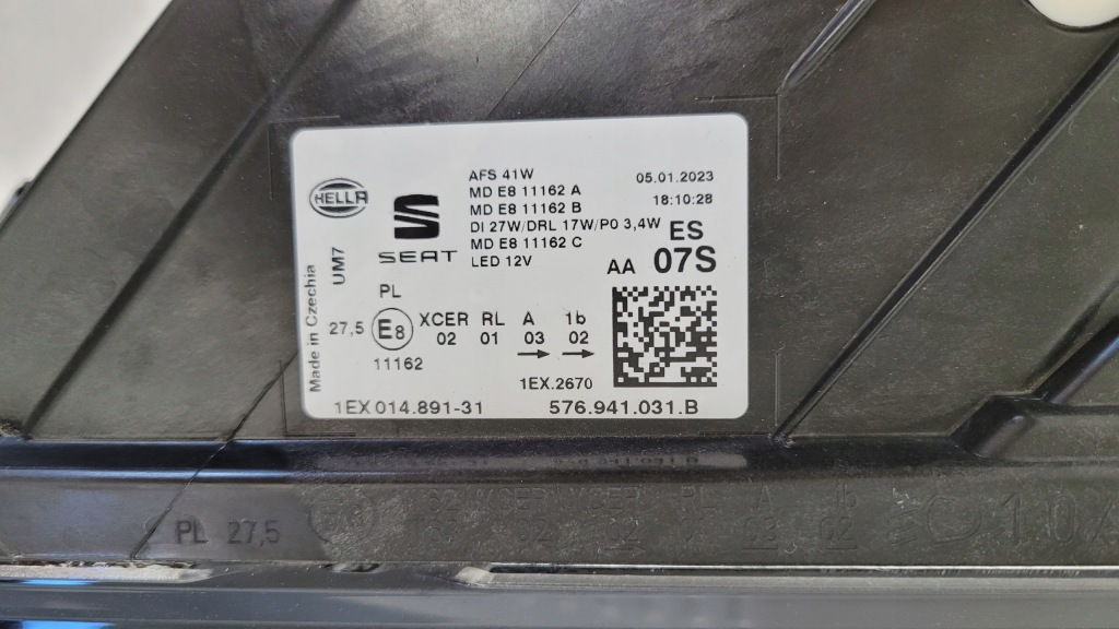 Фара ліва перед передня full led seat ateca 576 рестайлінг  2019- в Україні