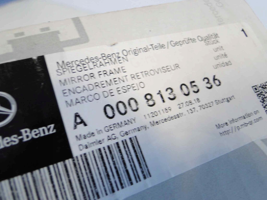 фото №8, Mercedes sprinter 907 910 рамка зеркало правого