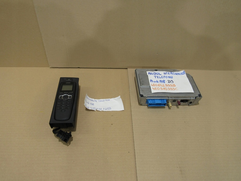 фото №1, Audi a8 d3 4eo телефон + модуль
