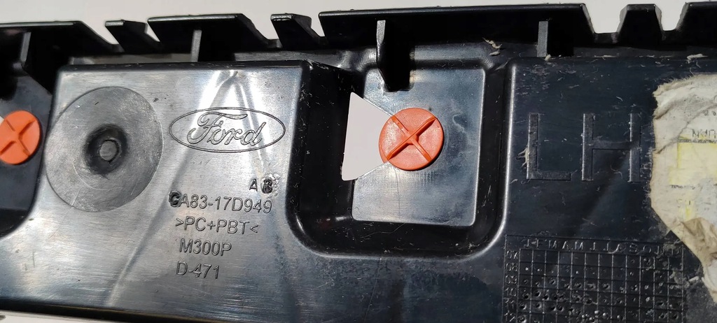 фото №6, Напрямна кронштейн бампера задня заднього лівий ford flex 2013r-