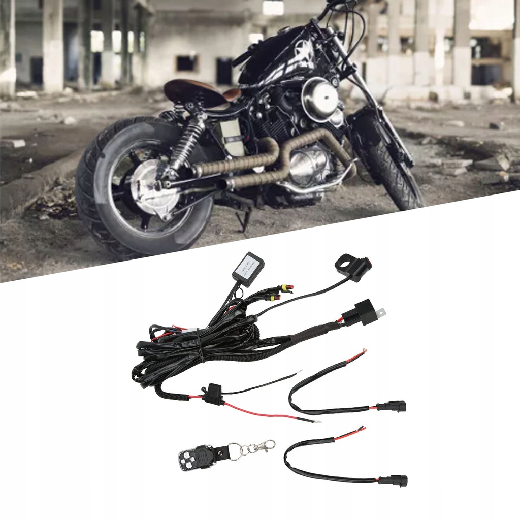 фото №11, Набор проводка led light 12v on off фара фары переключатели