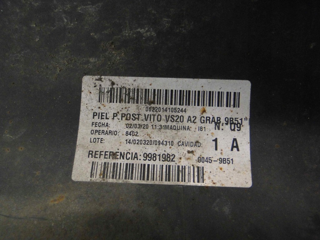 фото №12, Mercedes vito v klasa w447 447 бампер задний pts