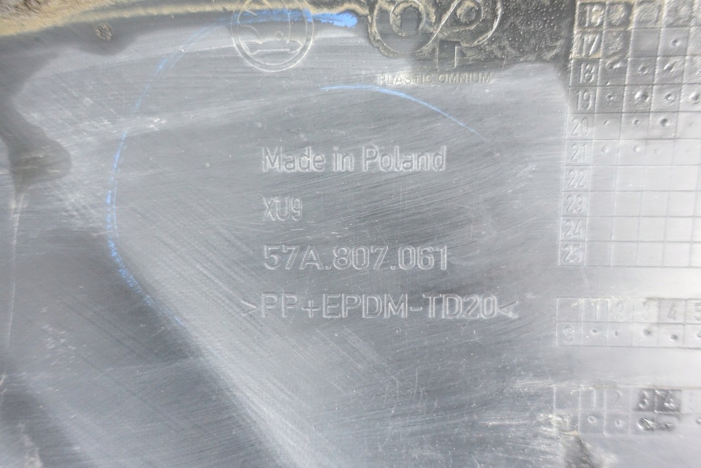 фото №11, Skoda karoq 57a 2017- спойлер накладка бампера перед 57a807061