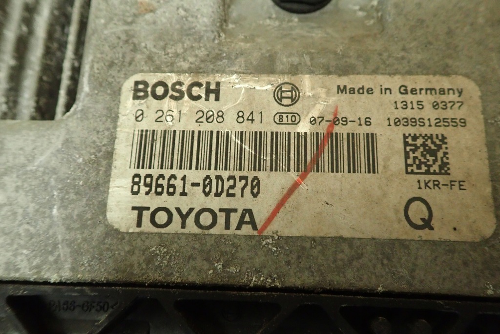 фото №5, Toyota yaris ii 06- 1kr 1.0i набор стартовый