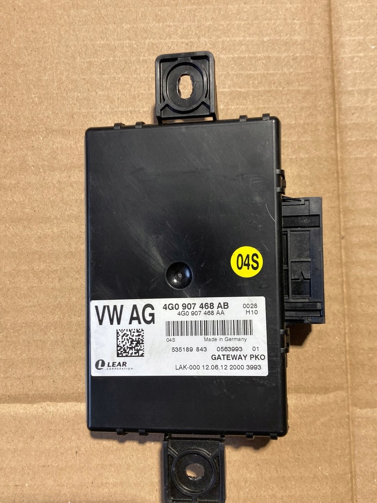 фото №1, Модуль шлюз audi a6 c7 4g0907468ab