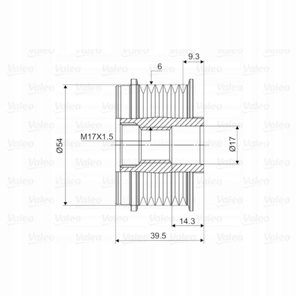 Сцепление генератора opel alfa romeo mito, fiat 50 с Разборки
