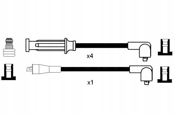 фото №1, Набор трубопровод зажигания ngk 8268