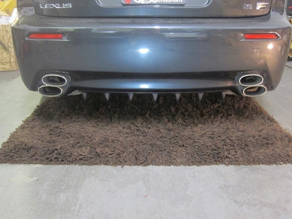 Спойлер заднього бампера lexus is-f xe20 з дифузор shark Недорого