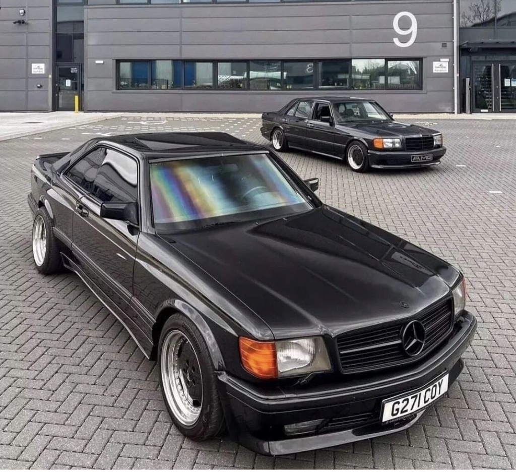 Mercedes-benz sec w126 купе – widebody amg look с Разборки