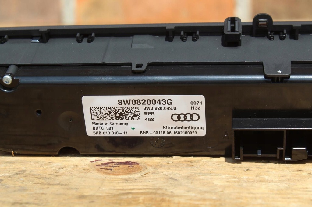 фото №6, Панель блок керування кондиціонера обдув audi a4 s4 b9 2017 avant