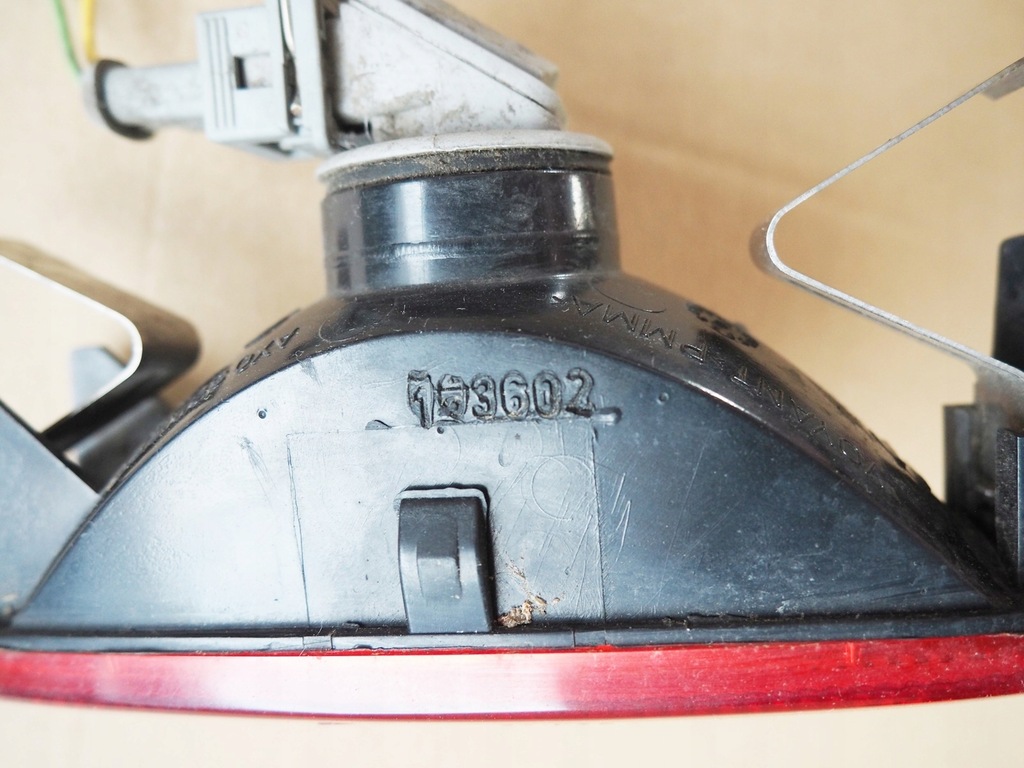 фото №6, Peugeot 206 kombi 1998-2009 лампа противотуманная задняя w бампере