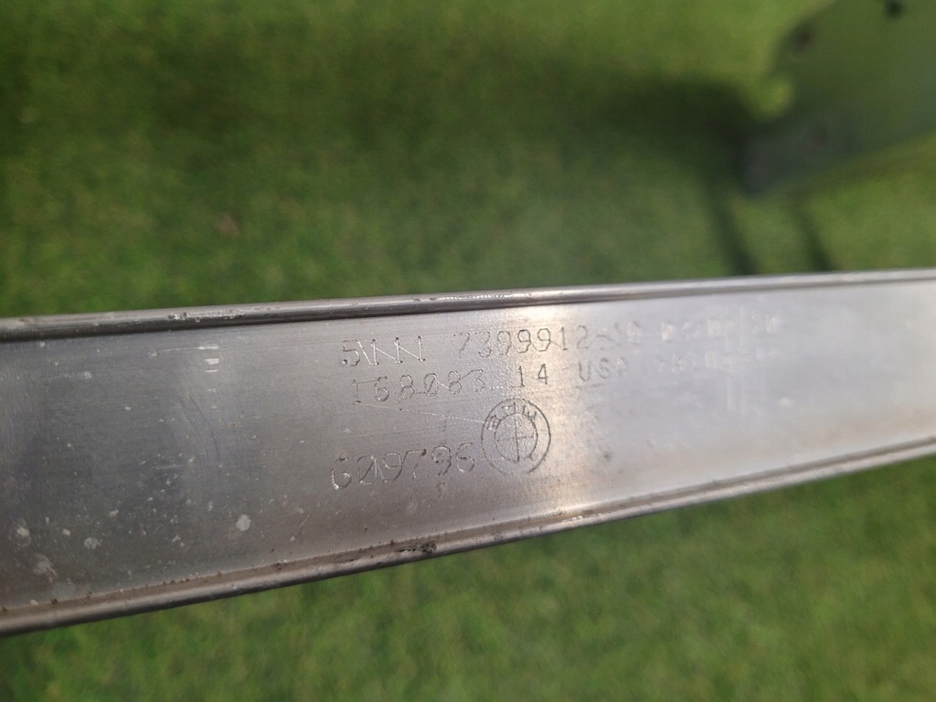 фото №7, Bmw g01 x3 g02 x4 балка бампера нижня підсилювач перед передні балка