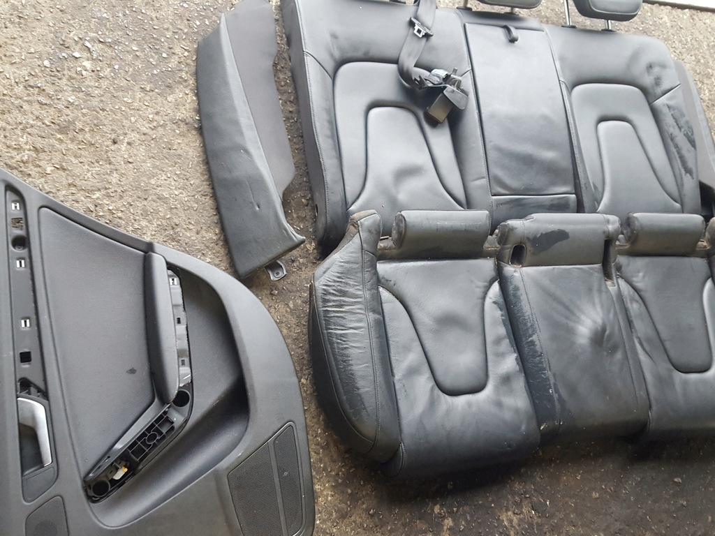 фото №10, Audi a4 b8 08r- sedan сиденья заднее сиденье кожаный