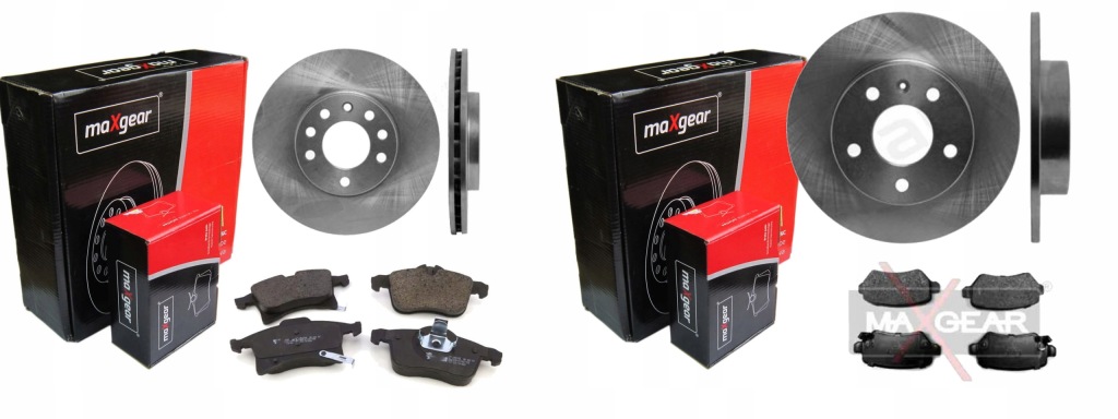 Купить Тормозные диски тормозные колодки maxgear передок  задний opel astra 3 h