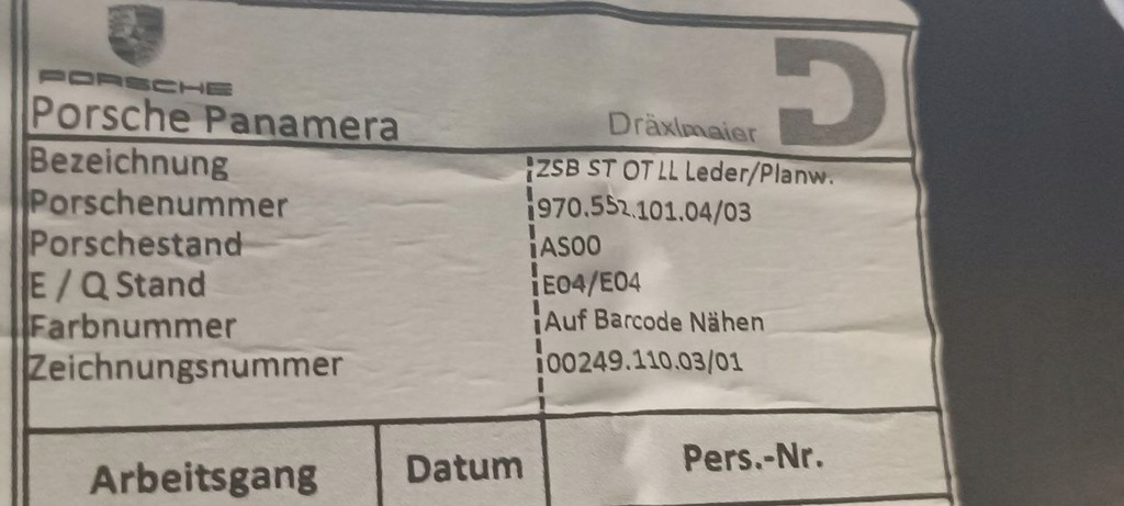 фото №8, Porsche panamera 970 2010 панель приладів приладова 97055210104