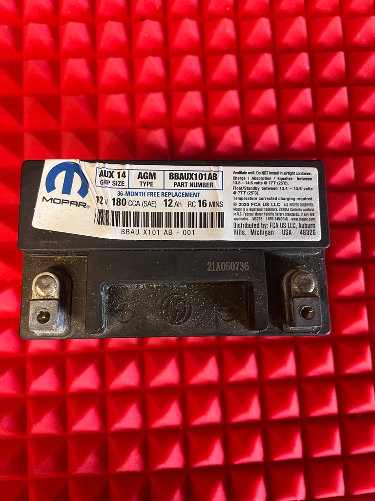 фото №1, Bbaux101ab jeep compass аккумулятор 16+