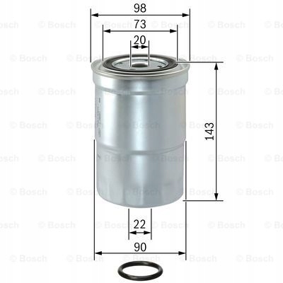 Фильтр топлива bosch 1-457-434-459 Киев