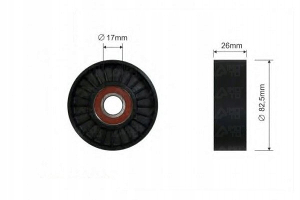 фото №2, Caffaro ролик ремень hyundai coupe 2.7 v6 gk