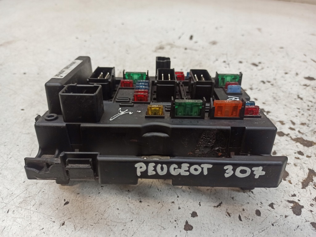 фото №7, Peugeot 307 модуль коробка bsm b4 9650663980 пошкоджена