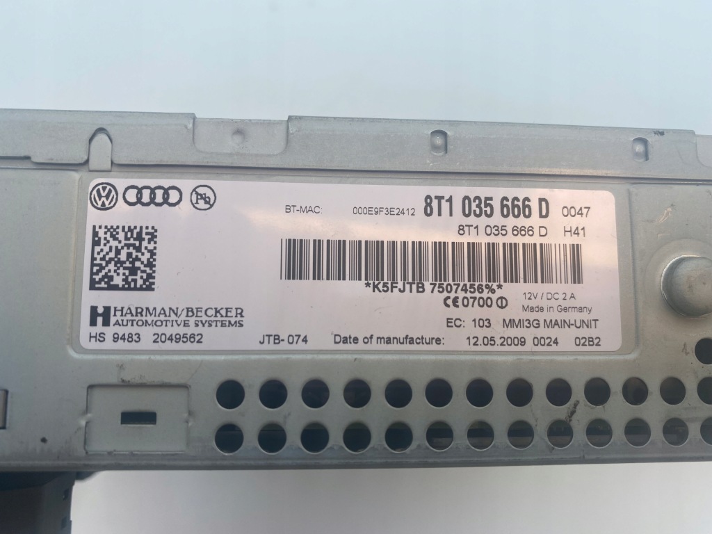 фото №2, Чейнджер audi 8t1 a4 a5