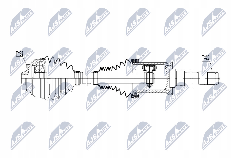 Npw-bm-046 nty привідний вал привідна bmw xdrive 5 gt f07, Ціна