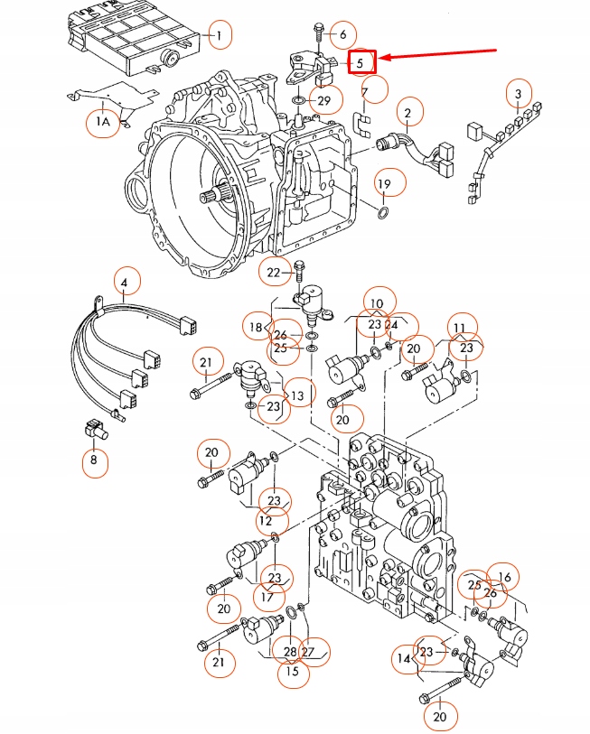 фото №7, Vw sharan 7m автоматична gearbox multi-function switch 09b919821