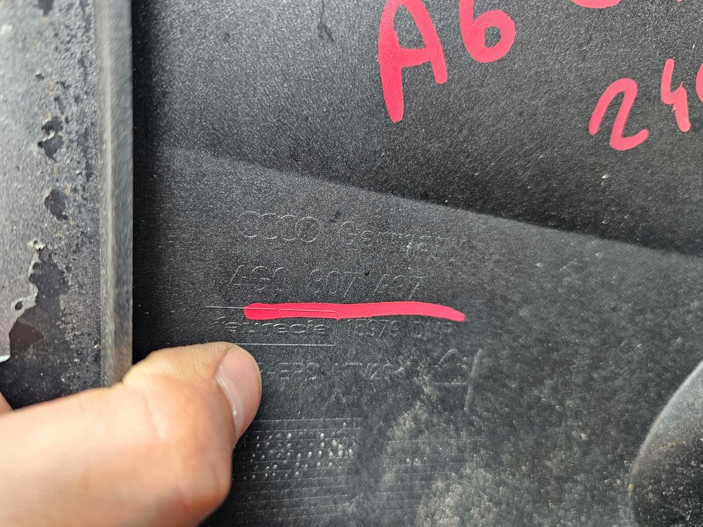 фото №16, Audi a6 c7 бампер передний перед pod pdc омыватель 4g0807437