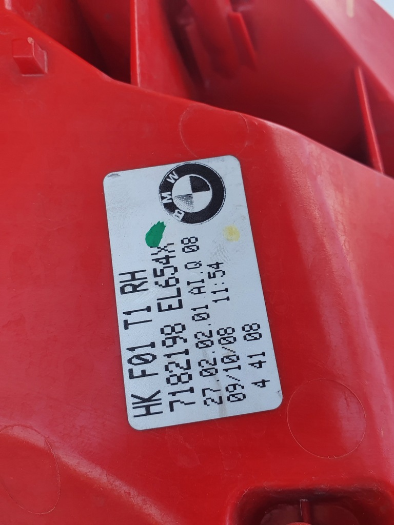 фото №5, Bmw 7 f01 07-12 лампы задняя задние 4 szt. orginał bmw