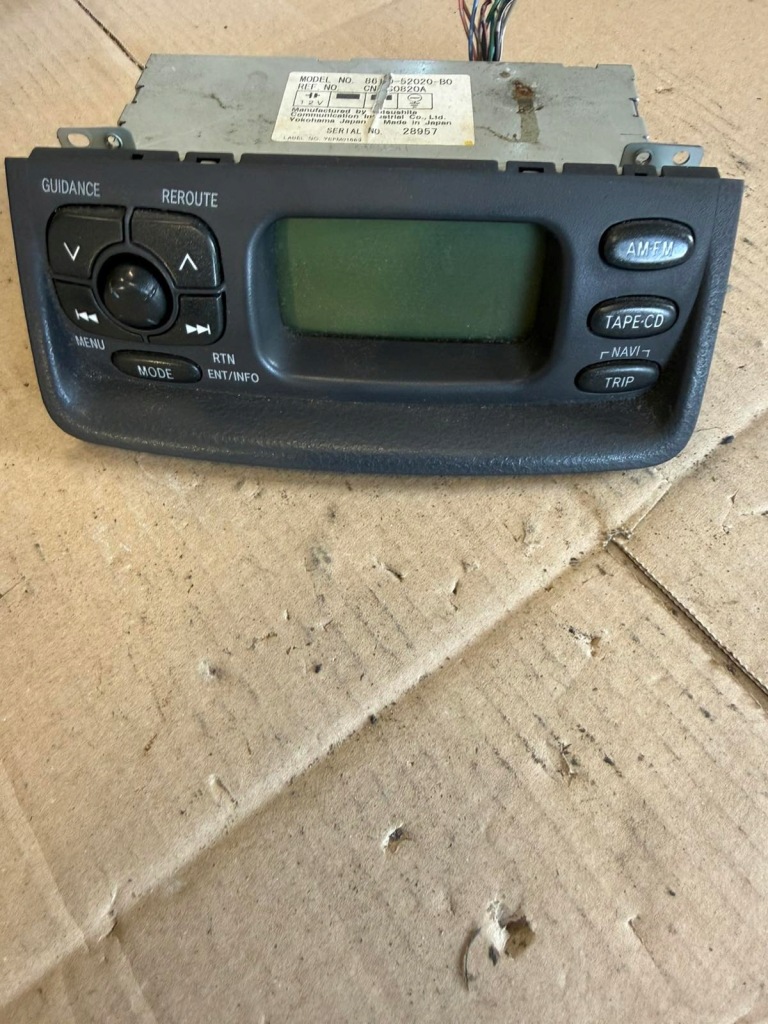 Купить Toyota yaris 1 99r 1.0 дисплей экран радио 86110-52020