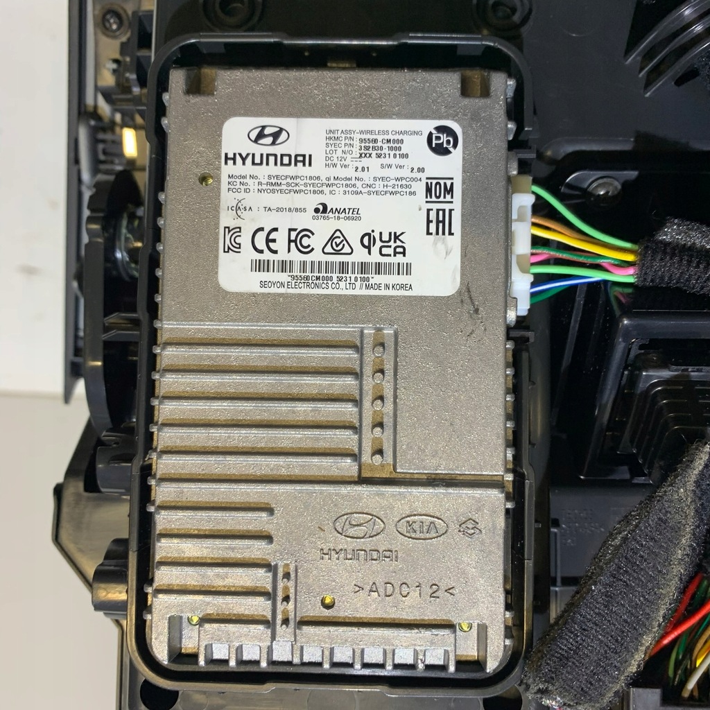 фото №11, Hyundai kona electric ev туннель средний панель зарядное устройство рамка 95560cm000