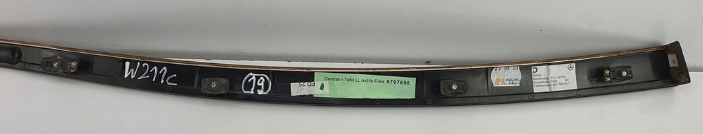 фото №7, Молдинг dekor консолі mercedes w211 a2116800471