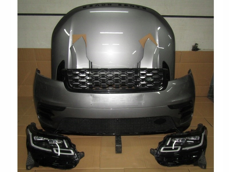 фото №1, 1df grey range rover velar перед kompletny капот бампер лампи pas передній