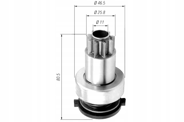 Шестерня, стартер magneti marelli 940113020434 Ціна