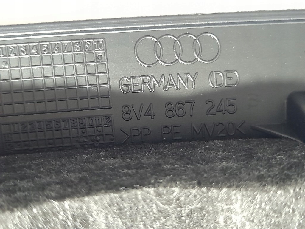 фото №11, Audi a3 8v защита обшивка стойка левая 8v4867245 чёрный s-line soul