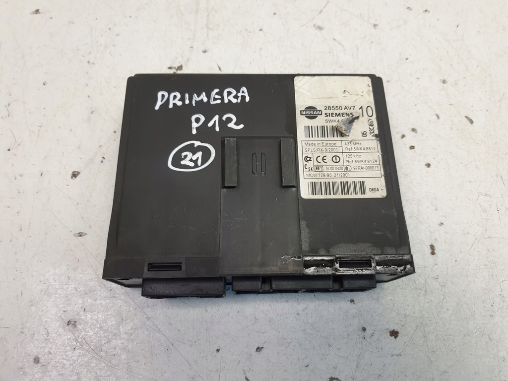 фото №1, Nissan primera p12 модуль комфорту 68260 av600