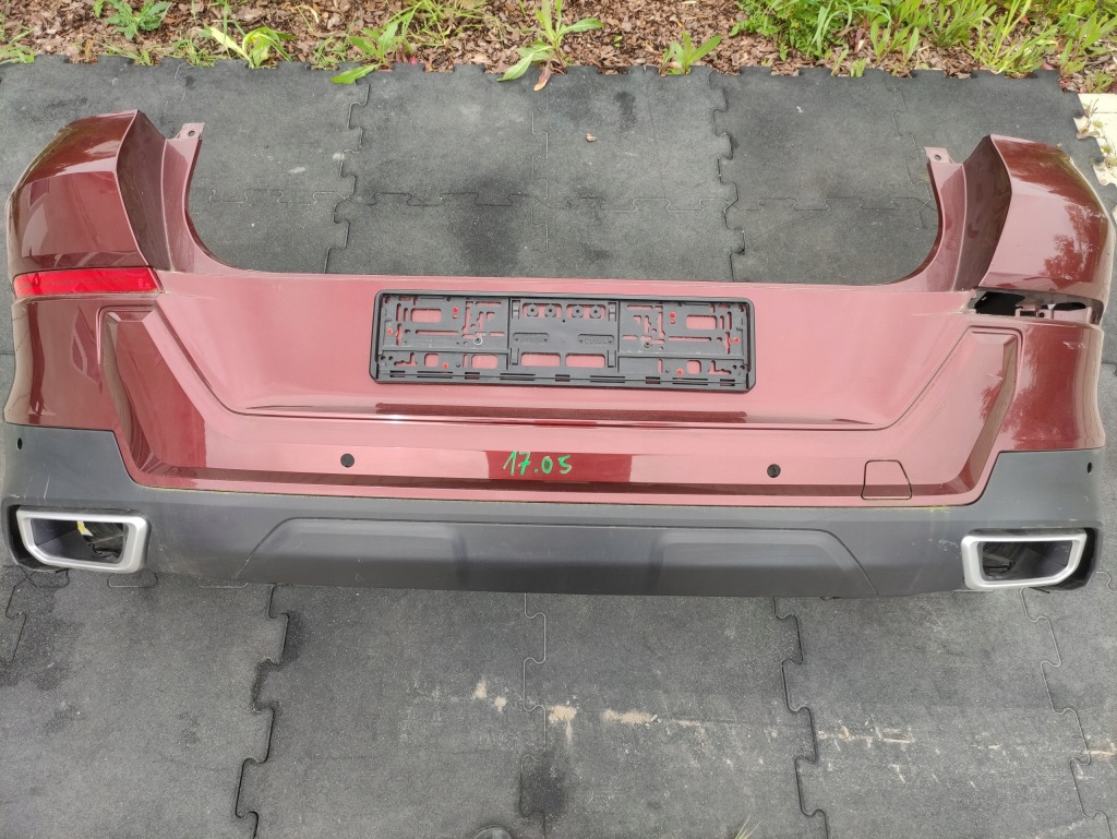 фото №1, Бампер задняя задний bmw x6 g06 выхлоп цвет c3c