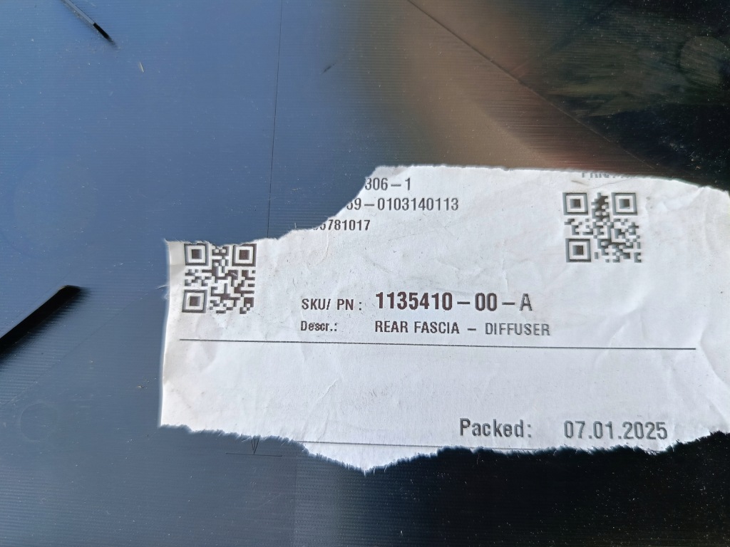 фото №12, Tesla model 3 m3 17- захист плита підвіска pod бампер задня 1135410-00-a