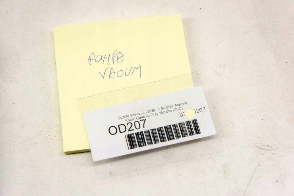 фото №5, Od207 suzuki vitara iii 1.0i насос вакуум