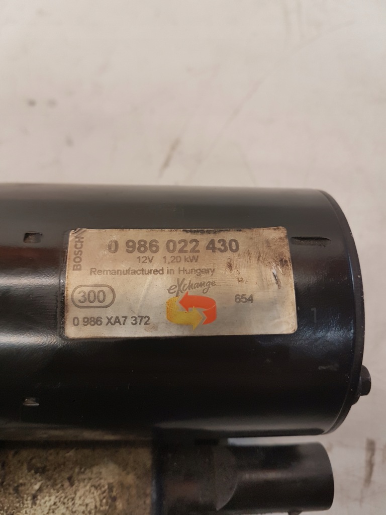 Стартер audi a4 b7 a6 c6 2.4 2.8 3.2 0986022430 в Україні