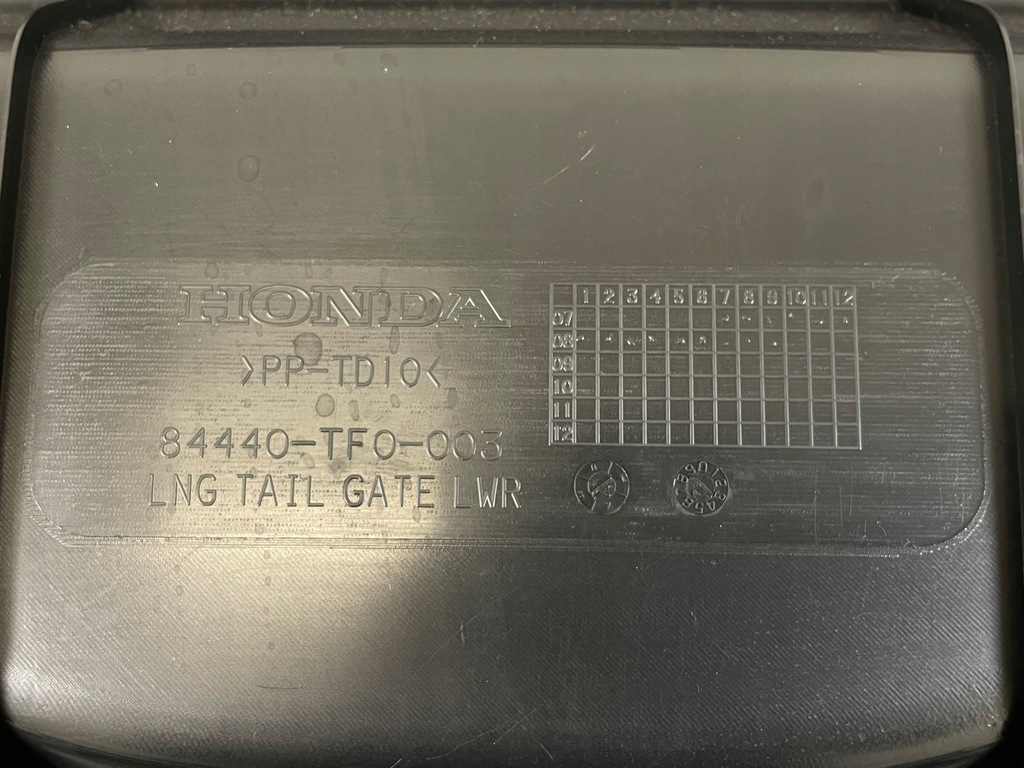 фото №8, Обивка крышки honda jazz iii 84440-tf0-003