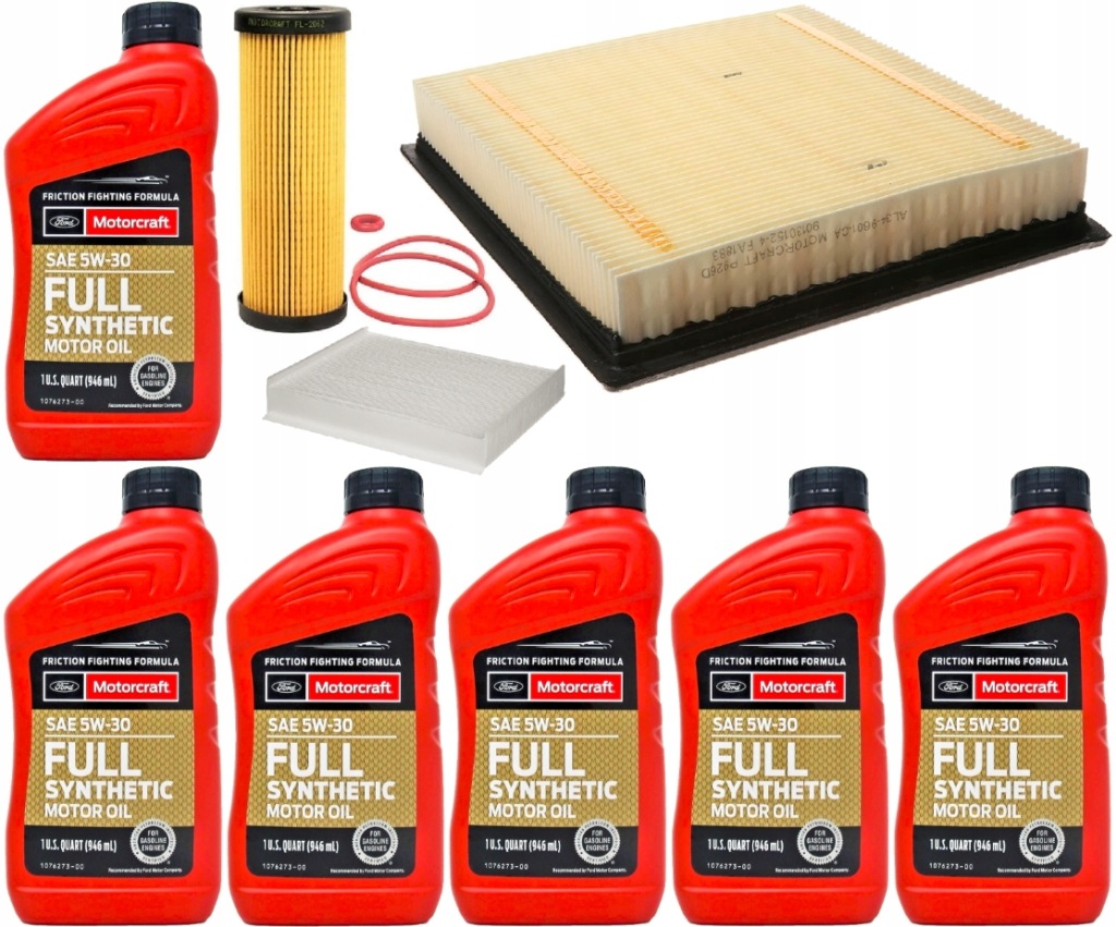 фото №1, Motorcraft 5w30 + фильтры ford f150 2.7 turbo 2015-
