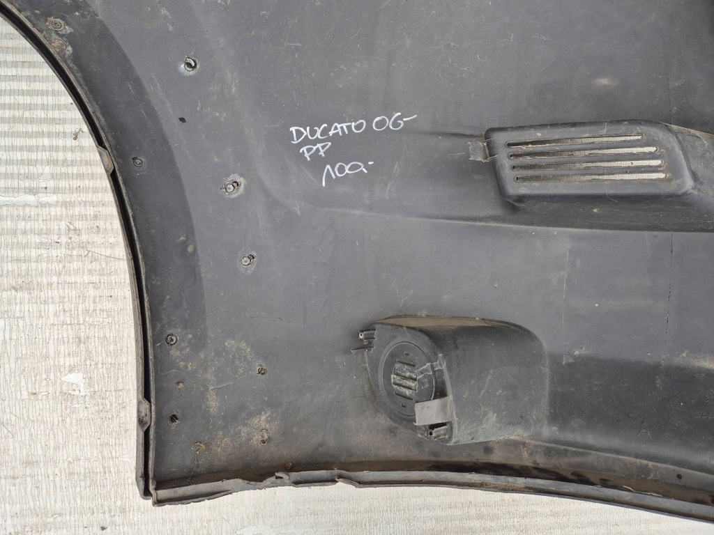 фото №8, Fiat ducato 07- правий кутик бампера передній 1306563070